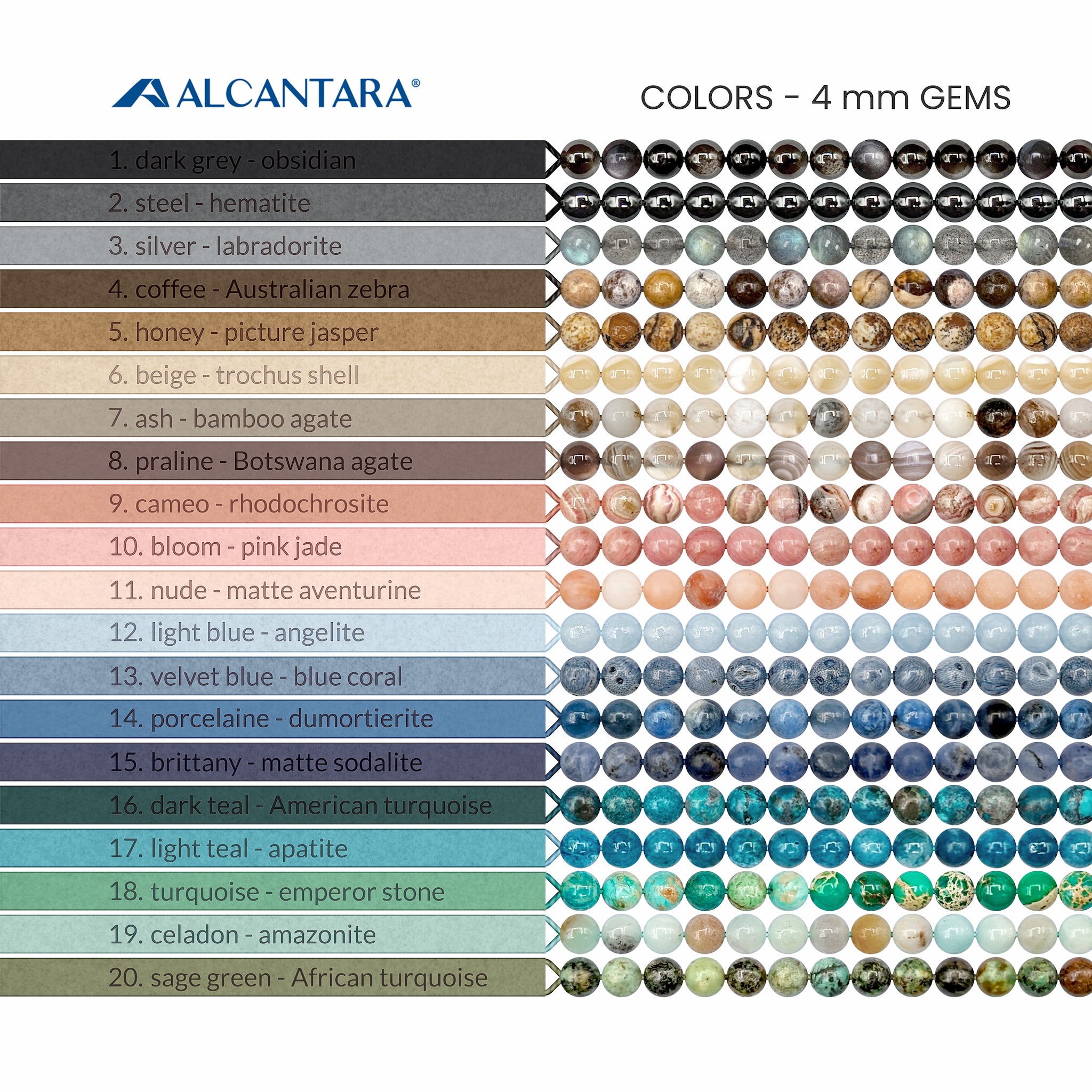 Schlankes, individuell graviertes Armband mit 4 mm Edelsteinen, 5 mm breit